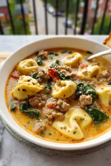 Sausage Tortellini Soup