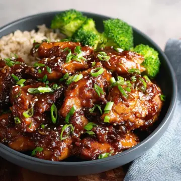 Slow Cooker Honey Garlic Chicken