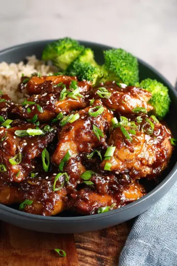 Slow Cooker Honey Garlic Chicken