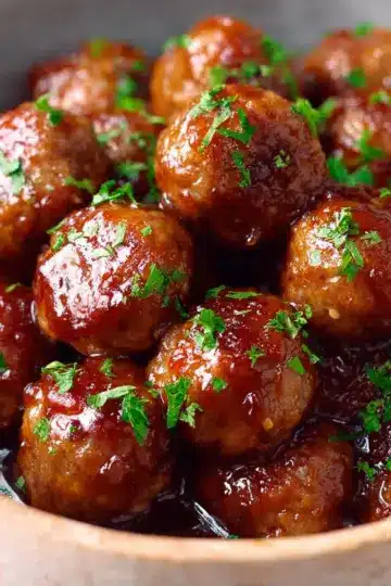 Grape Jelly Meatballs