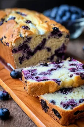 Blueberry Cream Cheese Bread