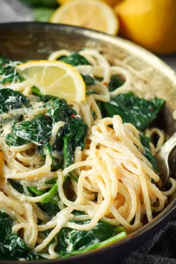 Spinach Lemon Pasta
