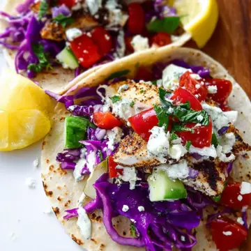 Greek Fish Tacos