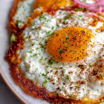 Crispy Feta Fried Eggs