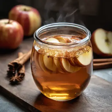 Korean Apple Tea with Ginger and Cinnamon