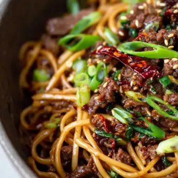 Caramelised Sticky Beef Noodles
