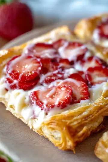 Easy Strawberry Cream Cheese Danish
