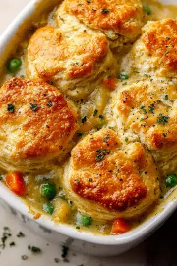 Biscuit & Vegetable Pot Pie