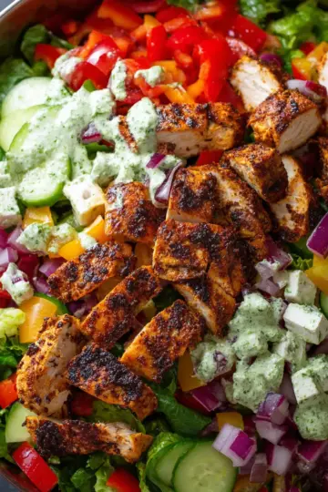 Peruvian Grilled Chicken Salad