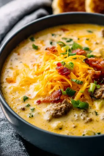 Award Winning Cheeseburger Soup