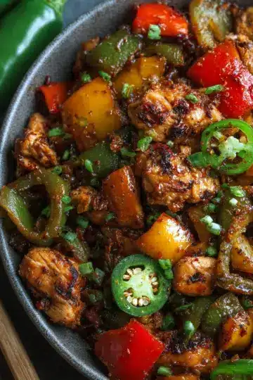 Jalapeno Chicken with Bell Peppers