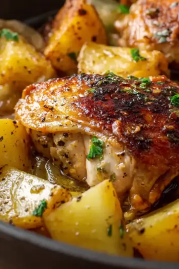 Garlic Butter Chicken and Potatoes