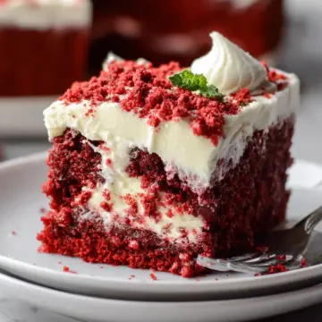 Red Velvet Poke Cake