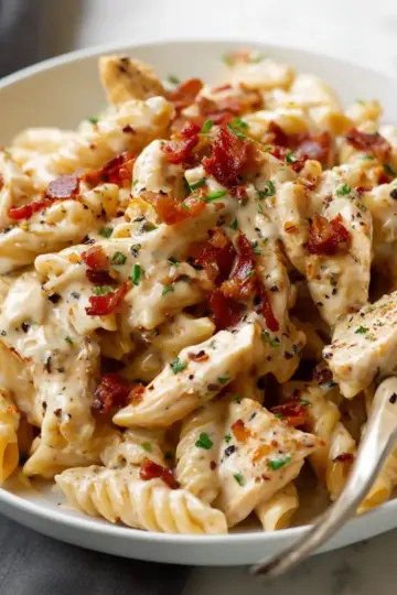 Chicken Bacon Ranch Pasta