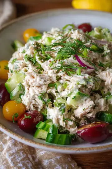 High Protein Cottage Cheese Tuna Salad