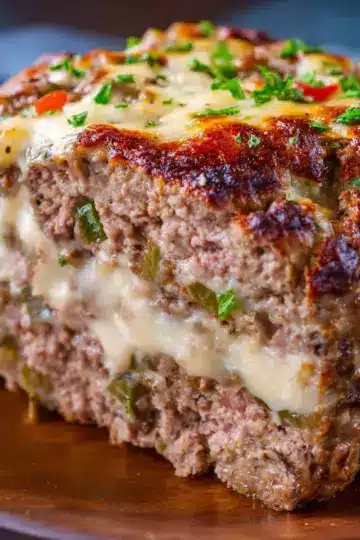 Philly Cheesesteak Meatloaf