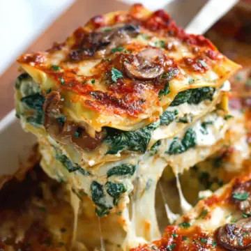 Spinach Mushroom Lasagna