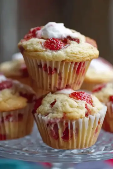 Strawberry Shortcake Muffins