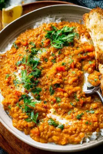 Spicy Red Lentil Curry