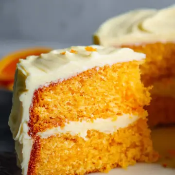 Orange Cake with Cream Cheese Frosting
