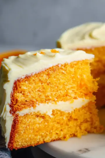 Orange Cake with Cream Cheese Frosting