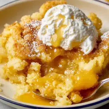 Gooey Lemon Cobbler